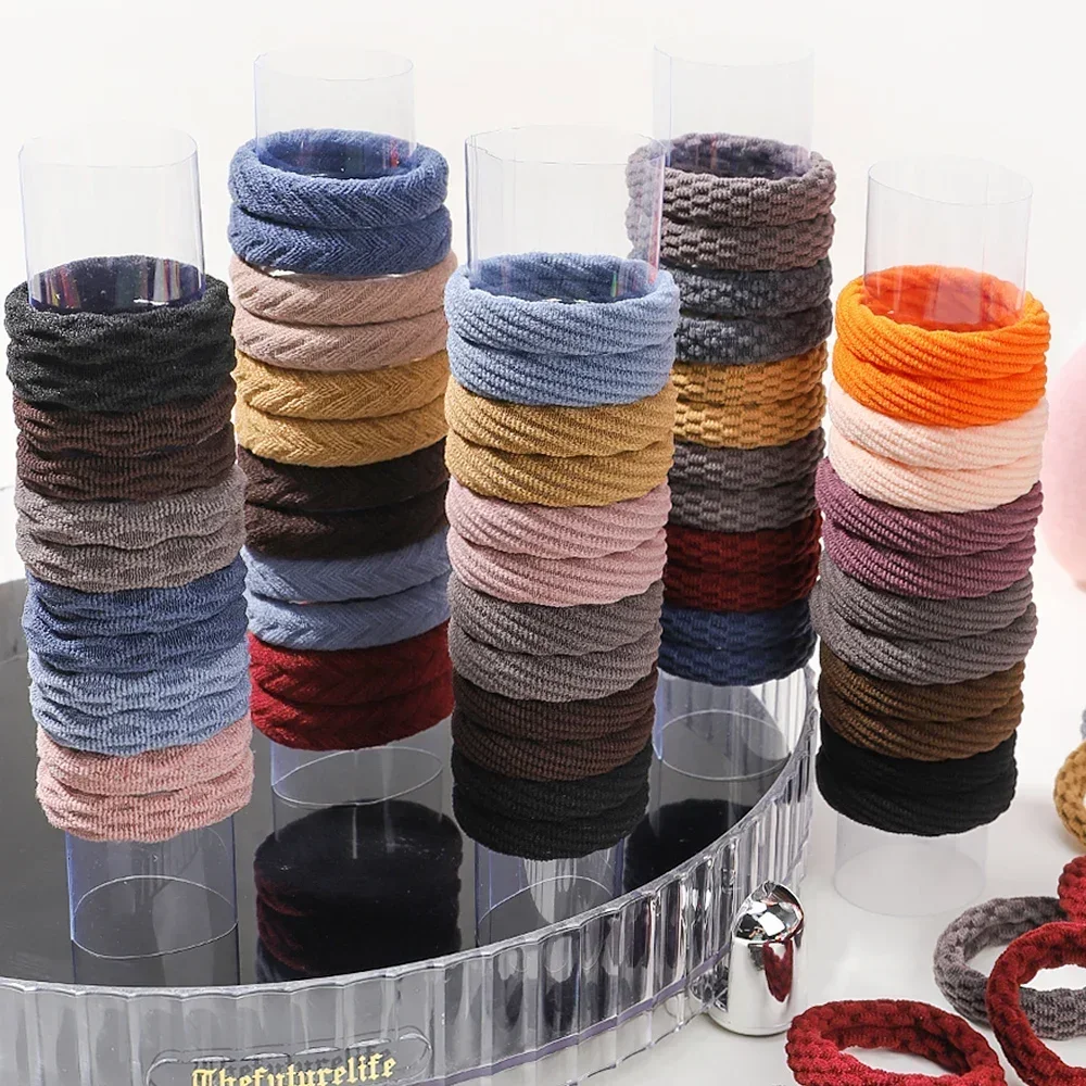 Baby Gear - 12PCS Women Girls Simple Basic Elastic