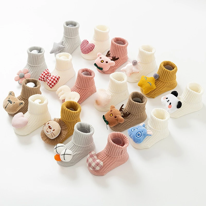 Winter Baby Warm Cute Cartoon  - đánh giá và giá Unisex Baby Socks Non Slip